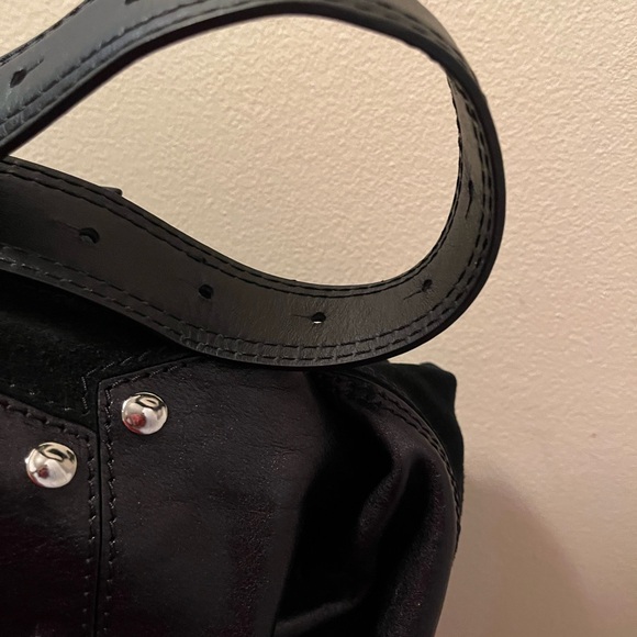 Zadig & Voltaire Black Shoulder Bag with Silver Accents - Picture 9 of 10